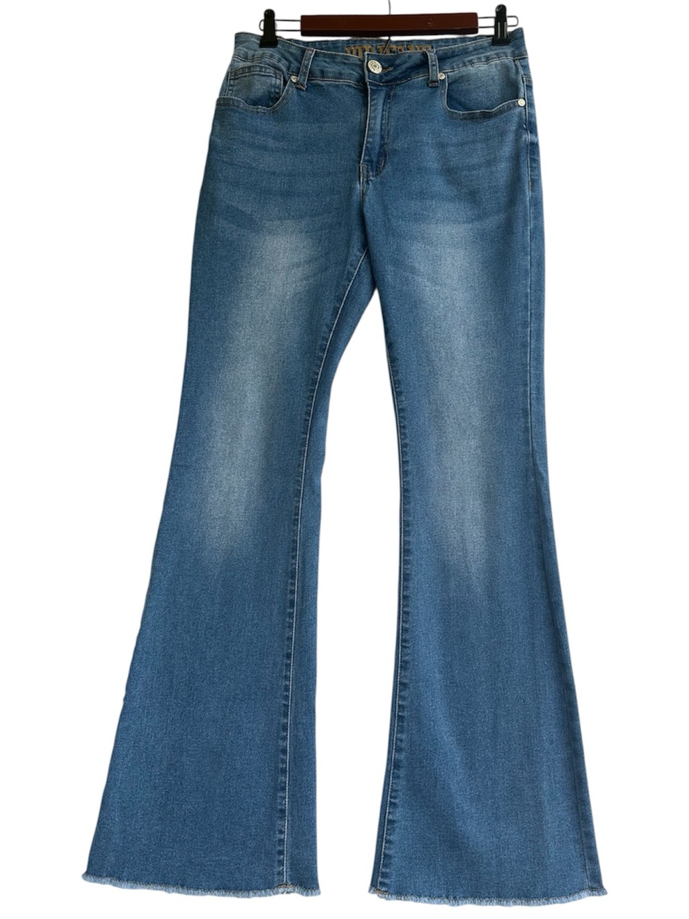 VIP JEANS Classic Midwash Flare Jeans Size 9/29